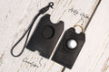 Genuine Leather Luggage Tag – Vintage Travel ID with Privacy Flap & AirTag Slot