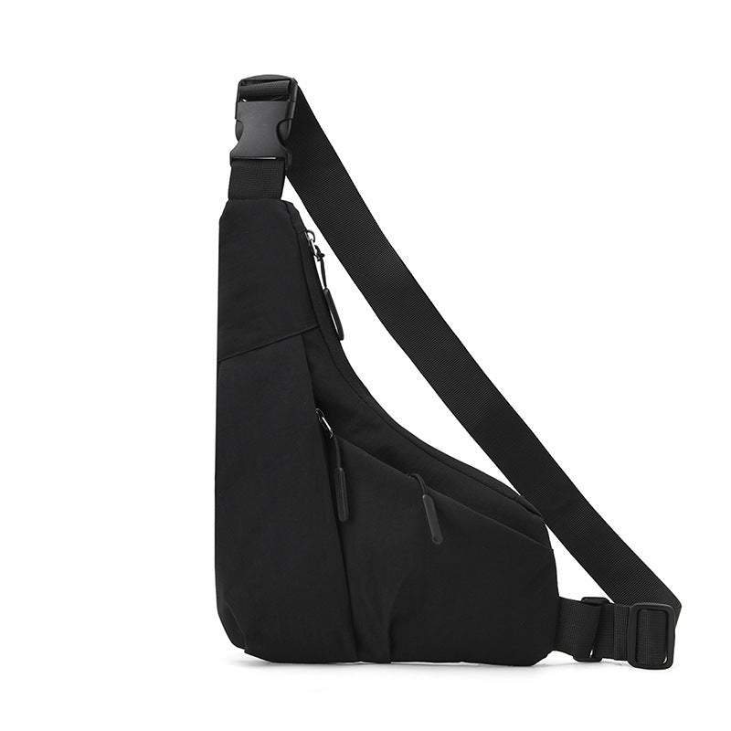 UrbanFlex  Anti-Theft Crossbody Chest Bag for Men – Waterproof Leather Sling Bag with Adjustable Strap for Travel, Work & Daily Use