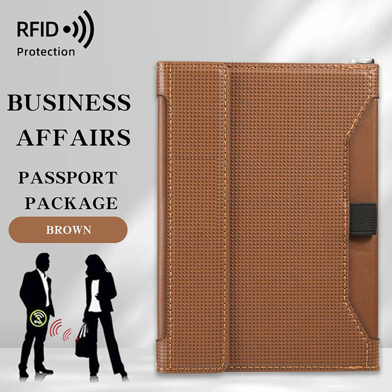 TravelGuard™ RFID Passport Holder & Travel Wallet — Anti-Theft Organizer for Airports, Flights & Vacations