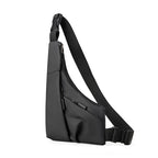 UrbanFlex  Anti-Theft Crossbody Chest Bag for Men – Waterproof Leather Sling Bag with Adjustable Strap for Travel, Work & Daily Use