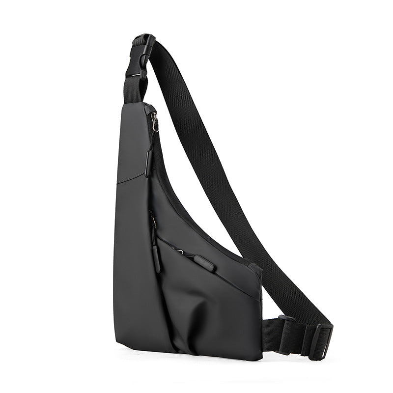 UrbanFlex  Anti-Theft Crossbody Chest Bag for Men – Waterproof Leather Sling Bag with Adjustable Strap for Travel, Work & Daily Use