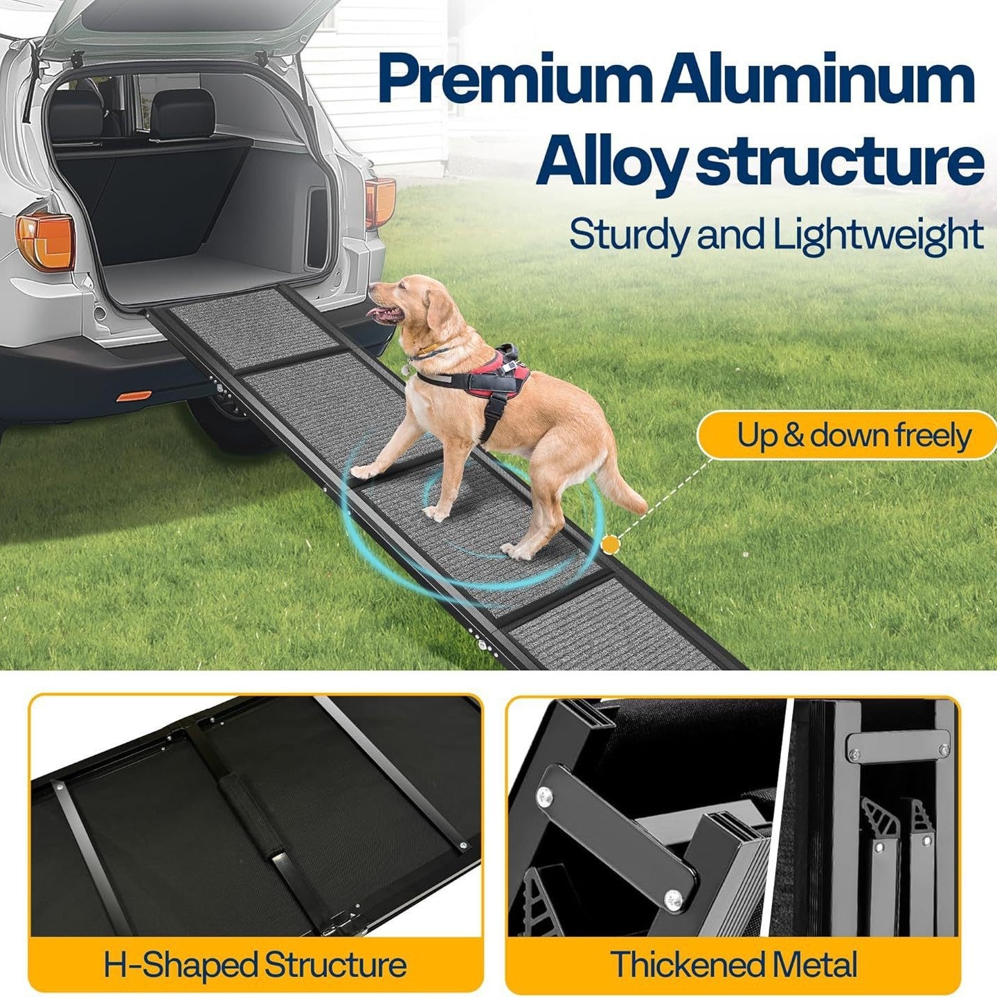 Folding Dog Stairs for Cars & SUVs