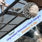 Non-slip textured walking surface of the Lantern folding dog ramp