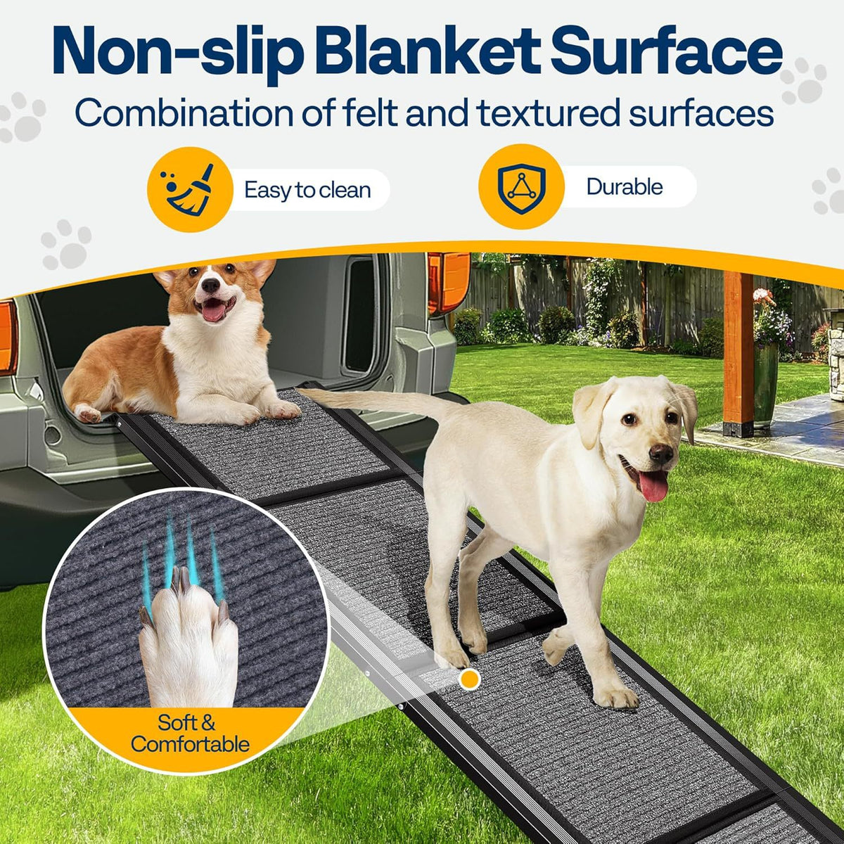 Folding Dog Stairs for Cars & SUVs
