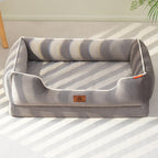 Plush Bolstered Dog Bed – Cozy All-Season Nest