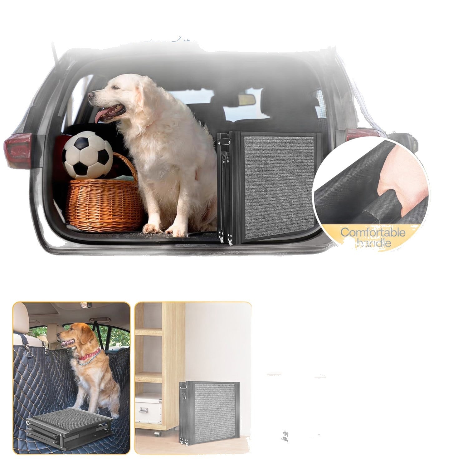 Folding Dog Stairs for Cars & SUVs