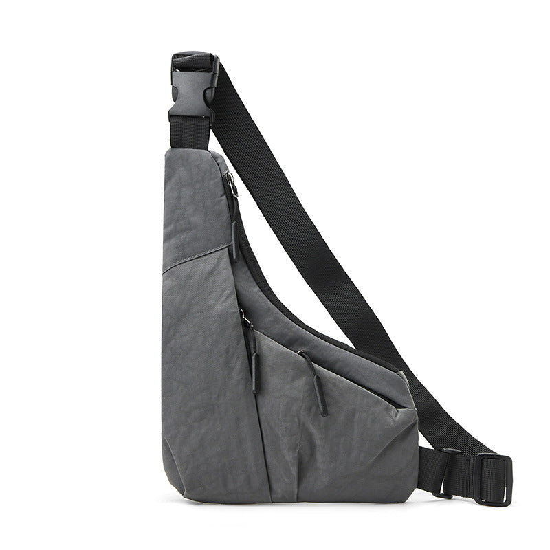 UrbanFlex  Anti-Theft Crossbody Chest Bag for Men – Waterproof Leather Sling Bag with Adjustable Strap for Travel, Work & Daily Use