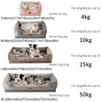 Plush Bolstered Dog Bed – Cozy All-Season Nest