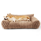 Cozy bolster sofa bed for puppies, kittens and senior pets