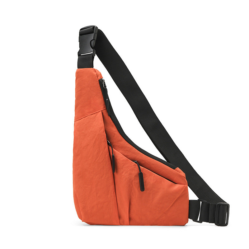 UrbanFlex  Anti-Theft Crossbody Chest Bag for Men – Waterproof Leather Sling Bag with Adjustable Strap for Travel, Work & Daily Use
