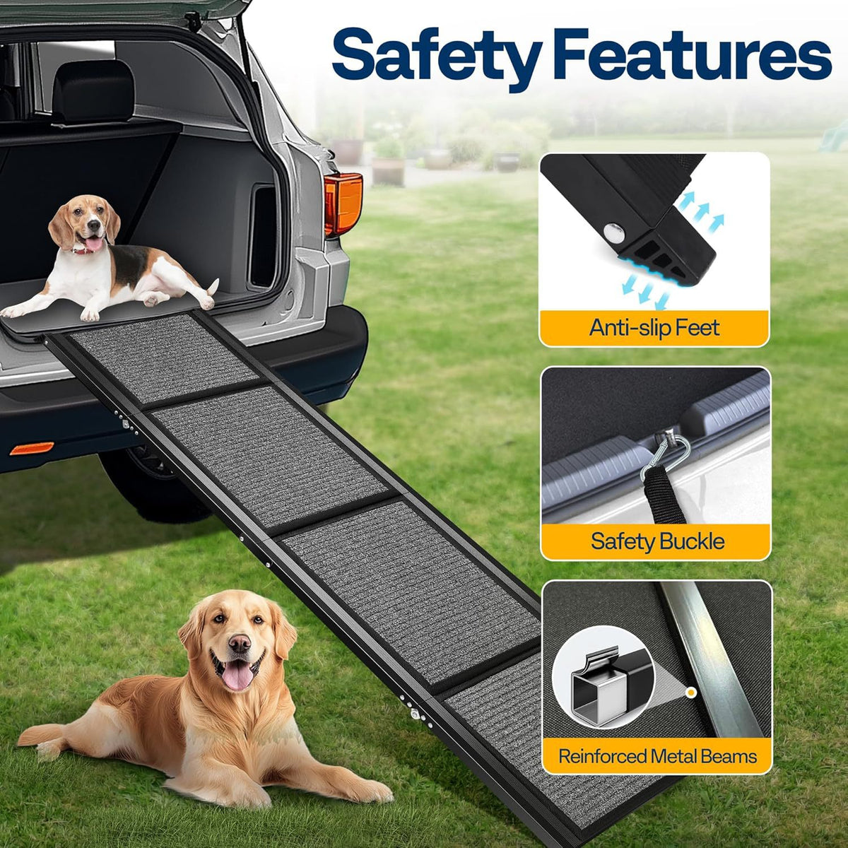 Folding Dog Stairs for Cars & SUVs