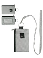 SecureSlim RFID Blocking Mini Wallet Keychain – Ultra-Thin Card Holder with Neck Strap, Anti-Theft Compact Organizer