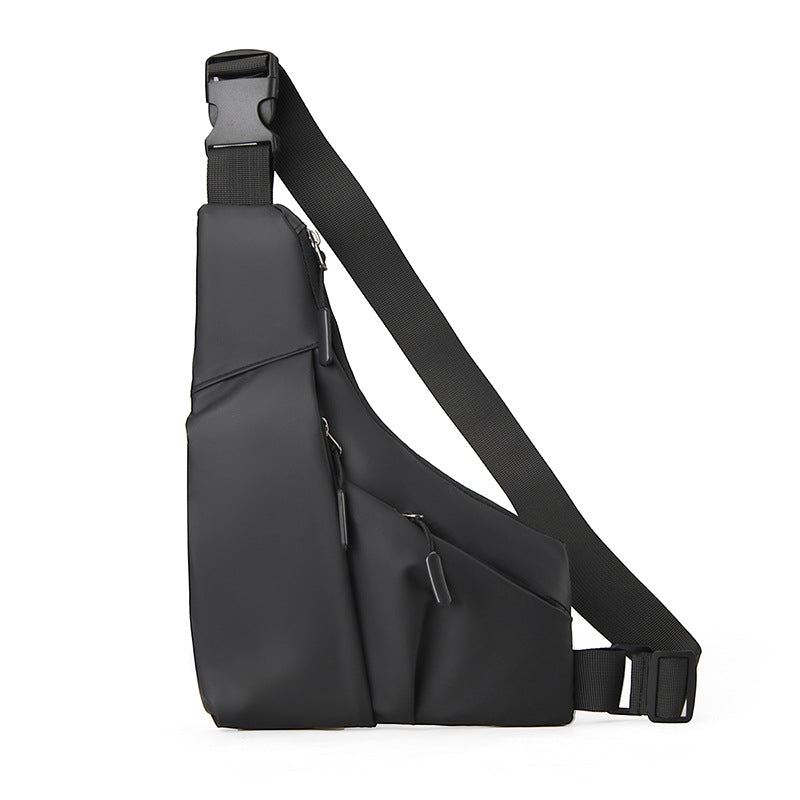 UrbanFlex  Anti-Theft Crossbody Chest Bag for Men – Waterproof Leather Sling Bag with Adjustable Strap for Travel, Work & Daily Use