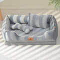Plush Bolstered Dog Bed – Cozy All-Season Nest
