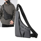 UrbanFlex  Anti-Theft Crossbody Chest Bag for Men – Waterproof Leather Sling Bag with Adjustable Strap for Travel, Work & Daily Use