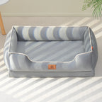 Plush Bolstered Dog Bed – Cozy All-Season Nest