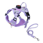 AirTag Dog Harness – Waterproof No-Pull Mesh Vest with Reflective Strips