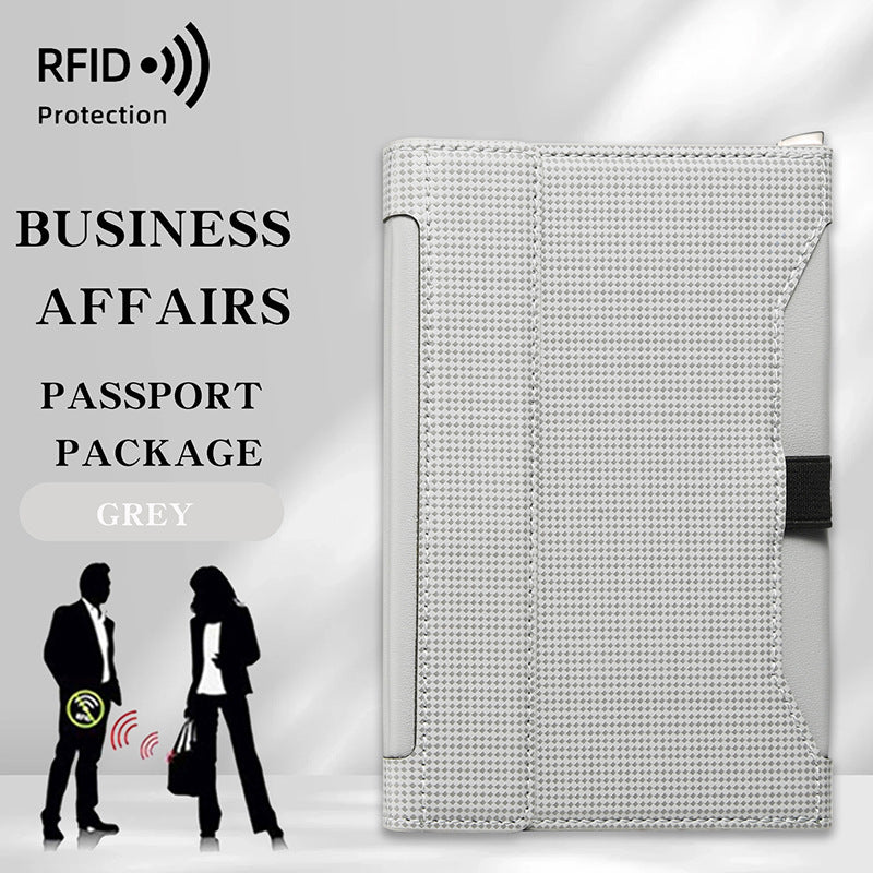 TravelGuard™ RFID Passport Holder & Travel Wallet — Anti-Theft Organizer for Airports, Flights & Vacations