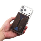 Premium Leather Pop-Up Card Wallet with RFID Protection - Automatic Card Holder