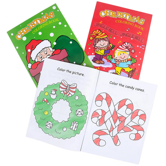 Christmas Themed Coloring Book For Kids - Assorted