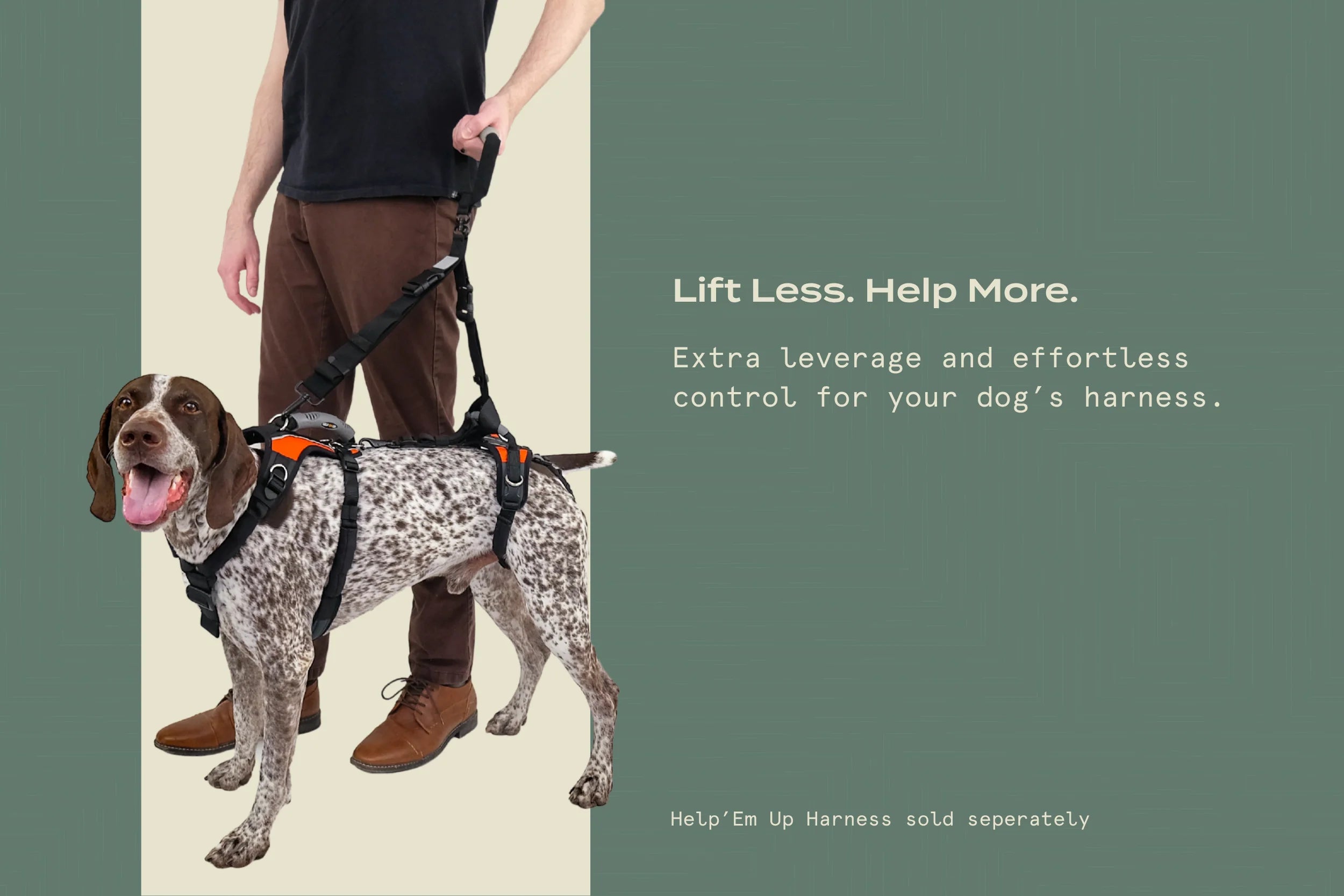 Dog Walking Handle – Swivel Lift Grip Attachment for Mobility Support Harnesses