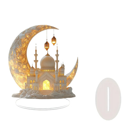 NoorGlow™ Mosque Moon Lantern 🌙✨ Light Up Ramadan Nights