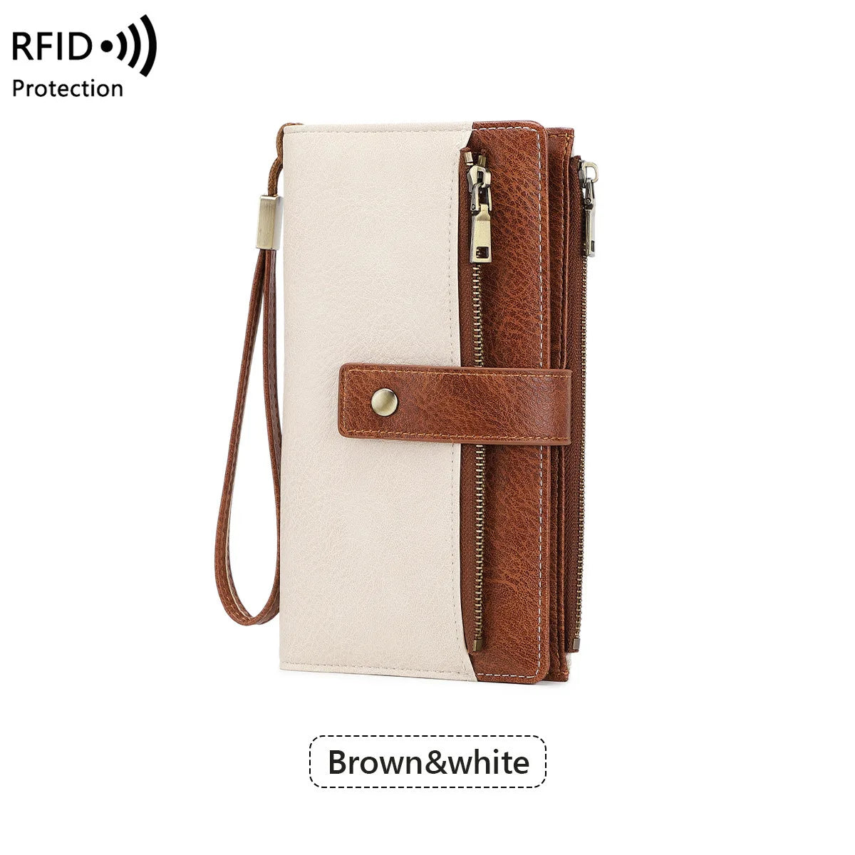 Women's RFID Zip Wallet – Slim Card Organizer