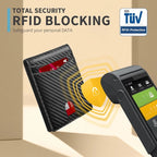 Sleek & Safe: Men's RFID Blocking Slim Wallet