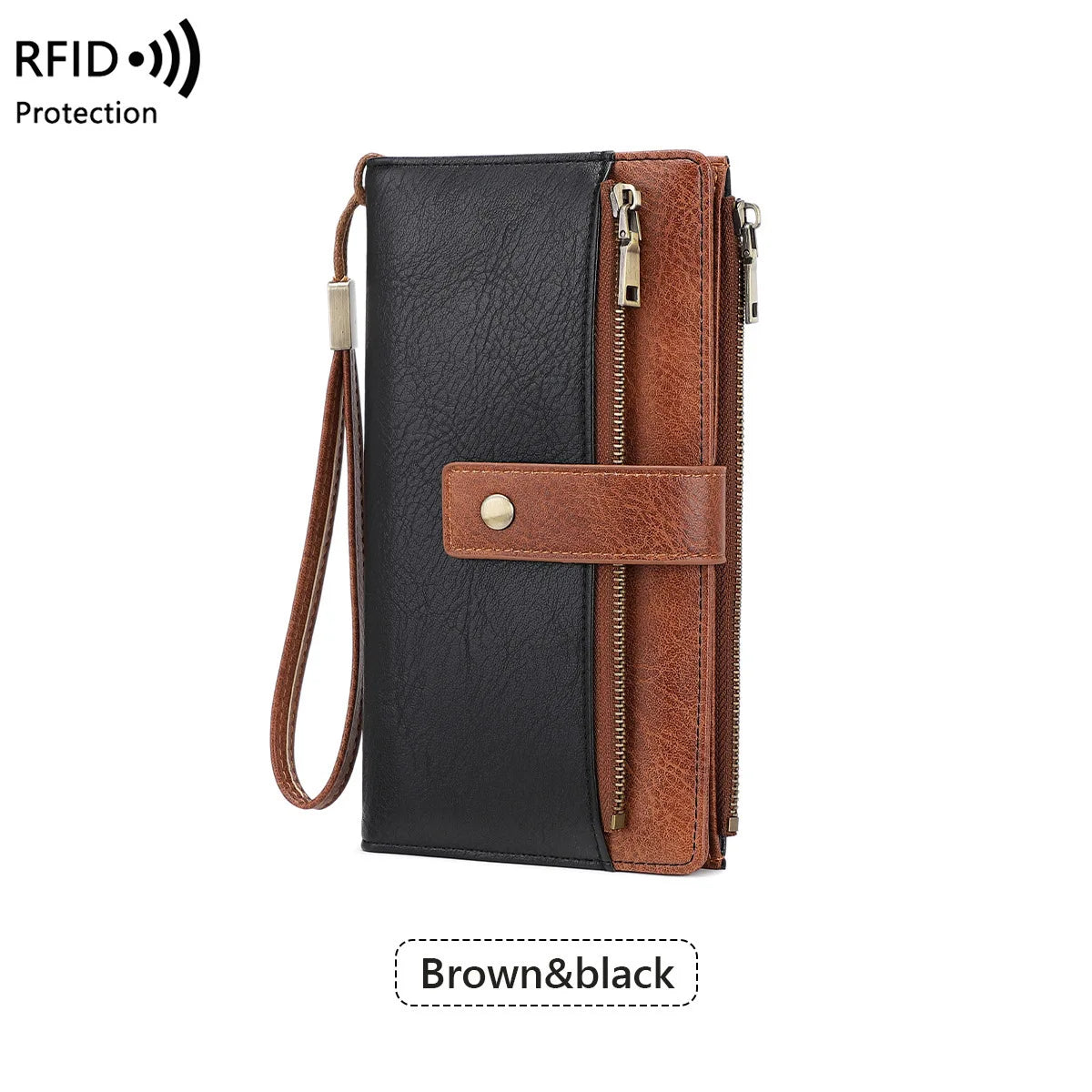 Women's RFID Zip Wallet – Slim Card Organizer