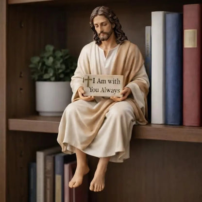 FaithCalm™ Jesus Desk Figurine ✝️✨ Peace in Every Glance