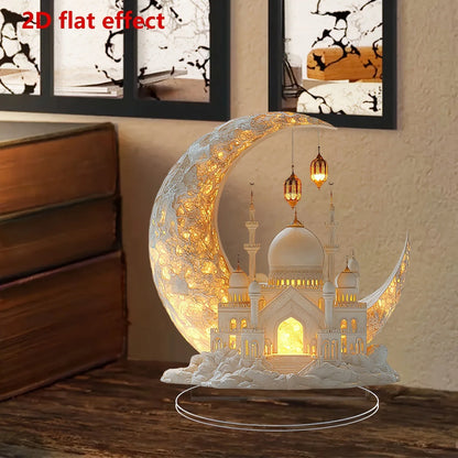 NoorGlow™ Mosque Moon Lantern 🌙✨ Light Up Ramadan Nights