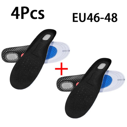 6Pcs Orthopedic Insoles for Feet Arch Support Plantar Fasciitis Orthopedic Insole Silicone Shock Absorbing Soft Running Cushion