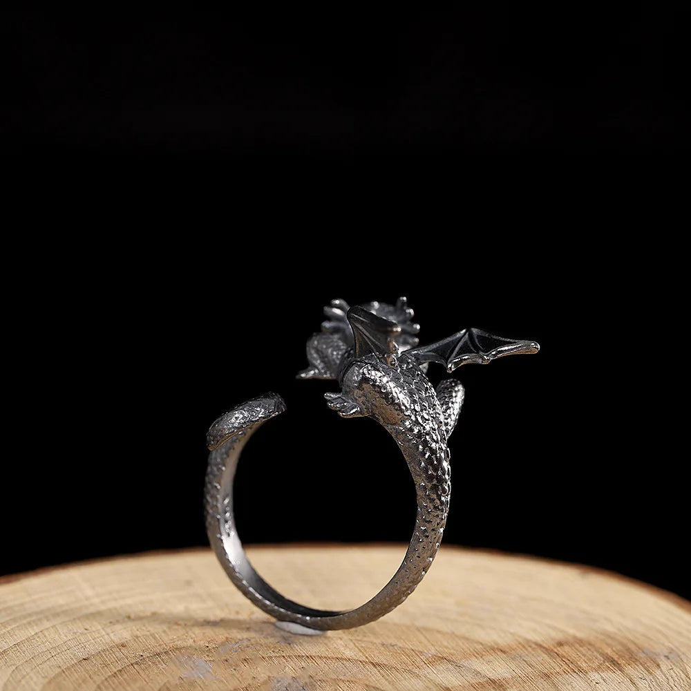 BabyDrake™ Adjustable Ring 🐉💍 Tiny Dragon, Big Charm