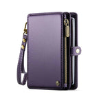Luxury RFID Travel Passport Holder Wallet with Wrist Strap & Zipper – Secure Organizer for Men & Women (Gold)