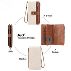 Women's RFID Zip Wallet – Slim Card Organizer