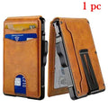 Wallet for Men, Mens Minimalist Wallet 9-13 Cards, Slim Compact Wallet with Money Clip & ID Window, RFID Blocking Smart Pop Up C