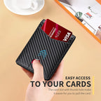 Sleek & Safe: Men's RFID Blocking Slim Wallet