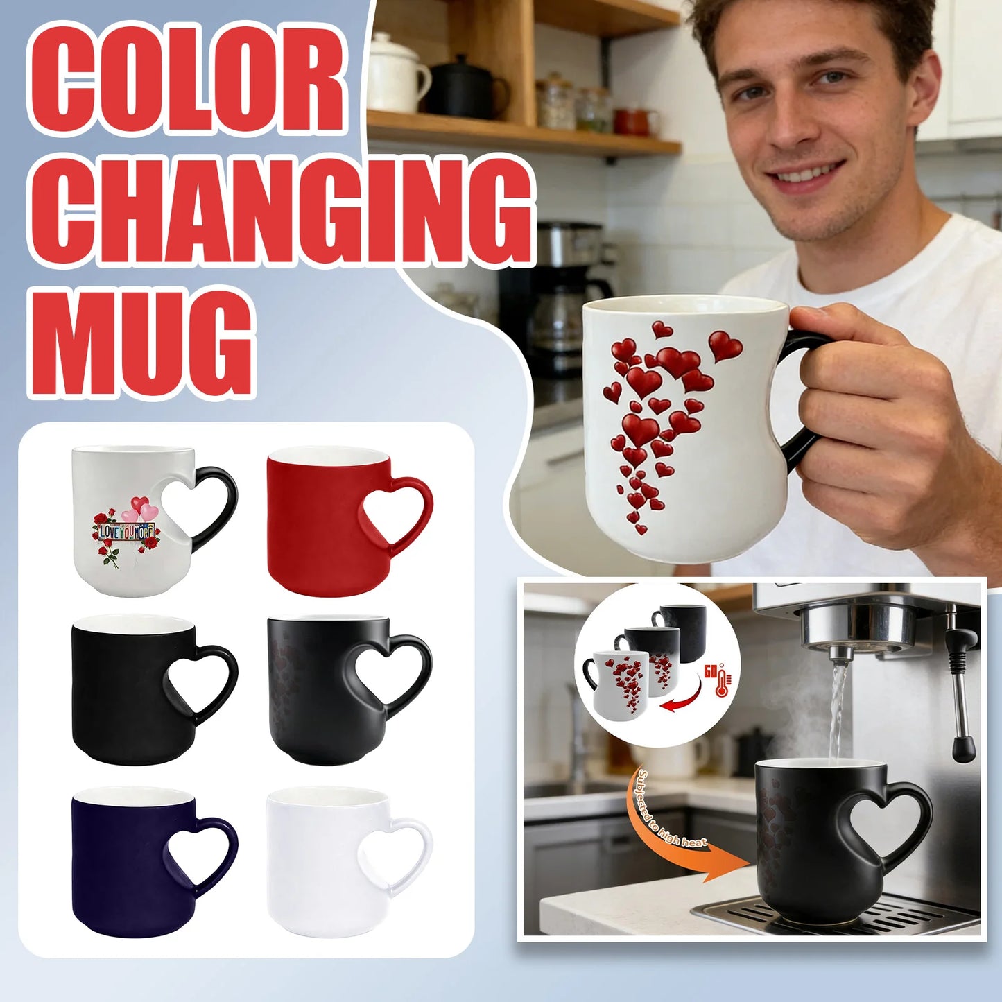 LoveReveal™ Color-Changing Mug ❤️✨ Watch the Magic Appear