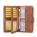 Women's RFID Zip Wallet – Slim Card Organizer