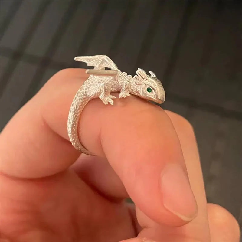 BabyDrake™ Adjustable Ring 🐉💍 Tiny Dragon, Big Charm