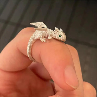 BabyDrake™ Adjustable Ring 🐉💍 Tiny Dragon, Big Charm