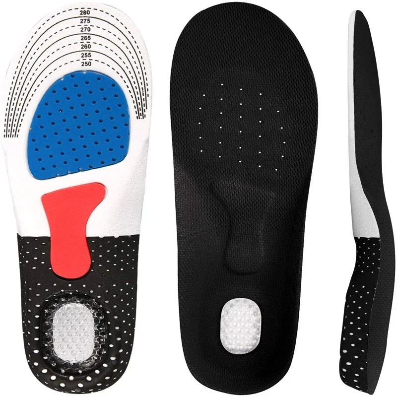 6Pcs Orthopedic Insoles for Feet Arch Support Plantar Fasciitis Orthopedic Insole Silicone Shock Absorbing Soft Running Cushion