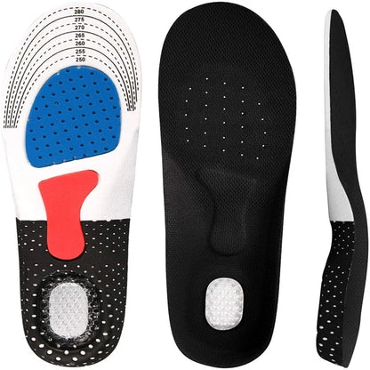 6Pcs Orthopedic Insoles for Feet Arch Support Plantar Fasciitis Orthopedic Insole Silicone Shock Absorbing Soft Running Cushion
