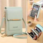 Crossbody Bag PU Leather Wallet Organizer for Everyday Use