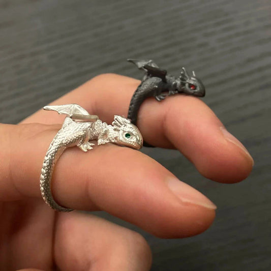 BabyDrake™ Adjustable Ring 🐉💍 Tiny Dragon, Big Charm