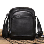Men's Leather Messenger Bag For Large Ipad