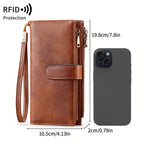 Women's RFID Zip Wallet – Slim Card Organizer