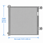 Retractable Baby &amp; Pet Safety Gate – No-Drill Mesh Gate for Stairs, Doorways &amp; Hallways
