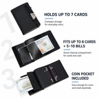 RFID Leather Card Holder – Slim Minimalist Wallet