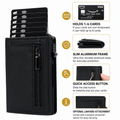 RFID Leather Card Holder – Slim Minimalist Wallet